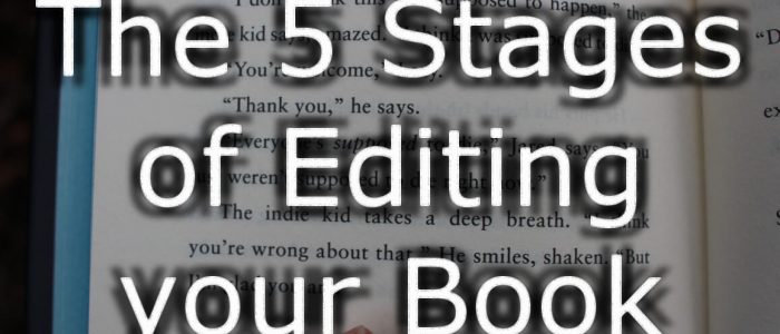 five stages of editing your book