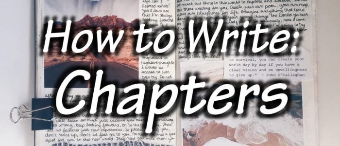 How to write chapters