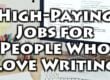 High-paying writing jobs