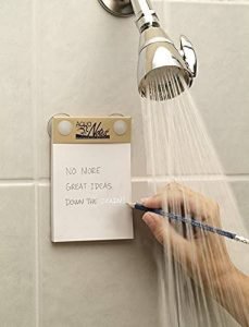 Shower nots gift for writer