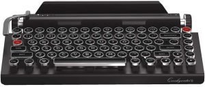 Typewriter keywboard gift for writer