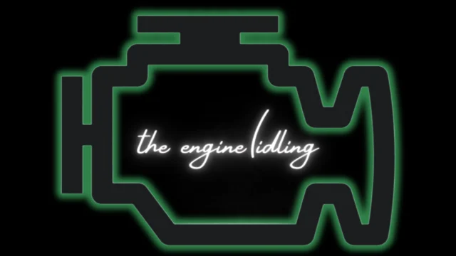 the engine(idling