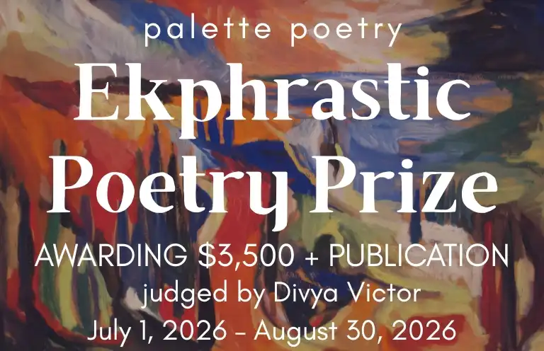 The 2026 Ekphrastic Poetry Prize